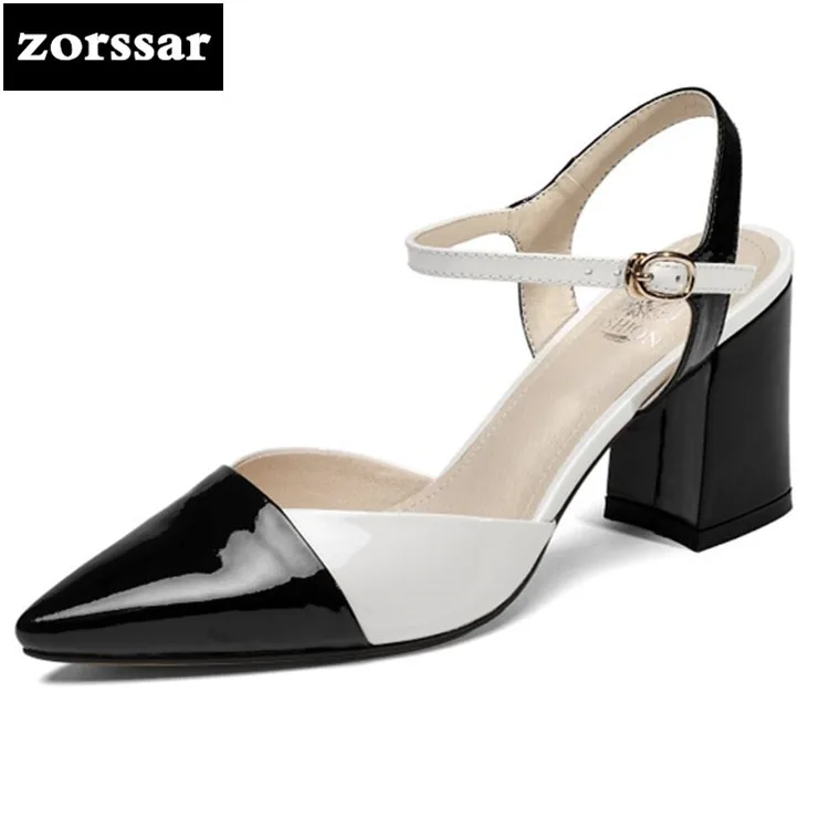 {Zorssar} 2018 New Patent leather Ankle Strap Heels Womens Sandals Summer Shoes Women High Heels Party Dress shoes green Black
{Zorssar} 2018 New Patent leather Ankle Strap Heels Womens Sandals Summer Shoes Women High Heels Party Dress shoes green Black