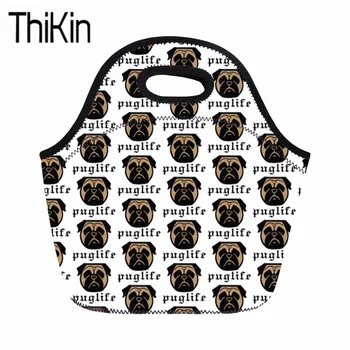 THIKIN Cute Pugs Neoprene Food Handbags Casual Women Cooler Lunch Bag Children Girls Picnic Lunchbox Lancheira Escolar Infantil
THIKIN Cute Pugs Neoprene Food Handbags Casual Women Cooler Lunch Bag Children Girls Picnic Lunchbox Lancheira Escolar Infantil