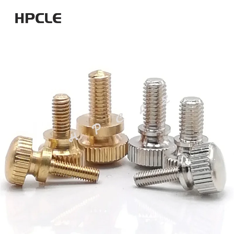 2-5PCS M3 M4 M5 M6 GB834 Brass Knurled head or Nickel plating hand thumb screw computer chassis with high step knurled screws
2-5PCS M3 M4 M5 M6 GB834 Brass Knurled head or Nickel plating hand thumb screw computer chassis with high step knurled screws