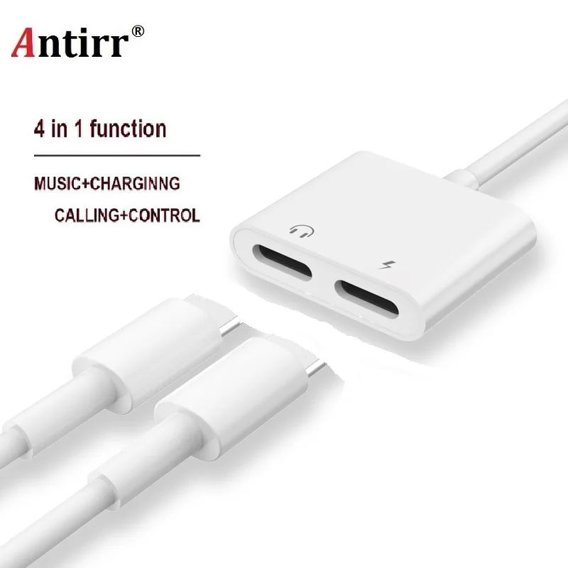 Double Jack Audio Adapter for iPhone 7/8/X Suppore iOS 11 Charging Music or Call For Headphone Audio Adapter Converter
Double Jack Audio Adapter for iPhone 7/8/X Suppore iOS 11 Charging Music or Call For Headphone Audio Adapter Converter