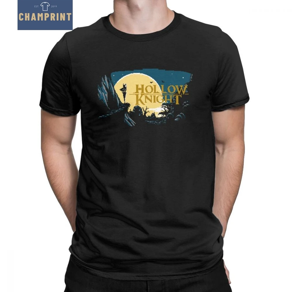 Retro Hollow Knight T Shirt for Men Cotton Leisure T-Shirt Crew Neck Skull Video Game Tees Short Sleeve Clothes Original
Retro Hollow Knight T Shirt for Men Cotton Leisure T-Shirt Crew Neck Skull Video Game Tees Short Sleeve Clothes Original