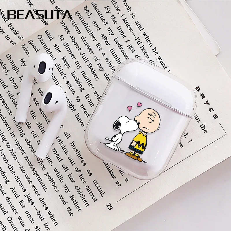 Hard PC clear Case For AirPods earphone Case Cute cartoon Charlie Brown Wireless Bluetooth Earphone Cover For Airpods Air Pods
Hard PC clear Case For AirPods earphone Case Cute cartoon Charlie Brown Wireless Bluetooth Earphone Cover For Airpods Air Pods