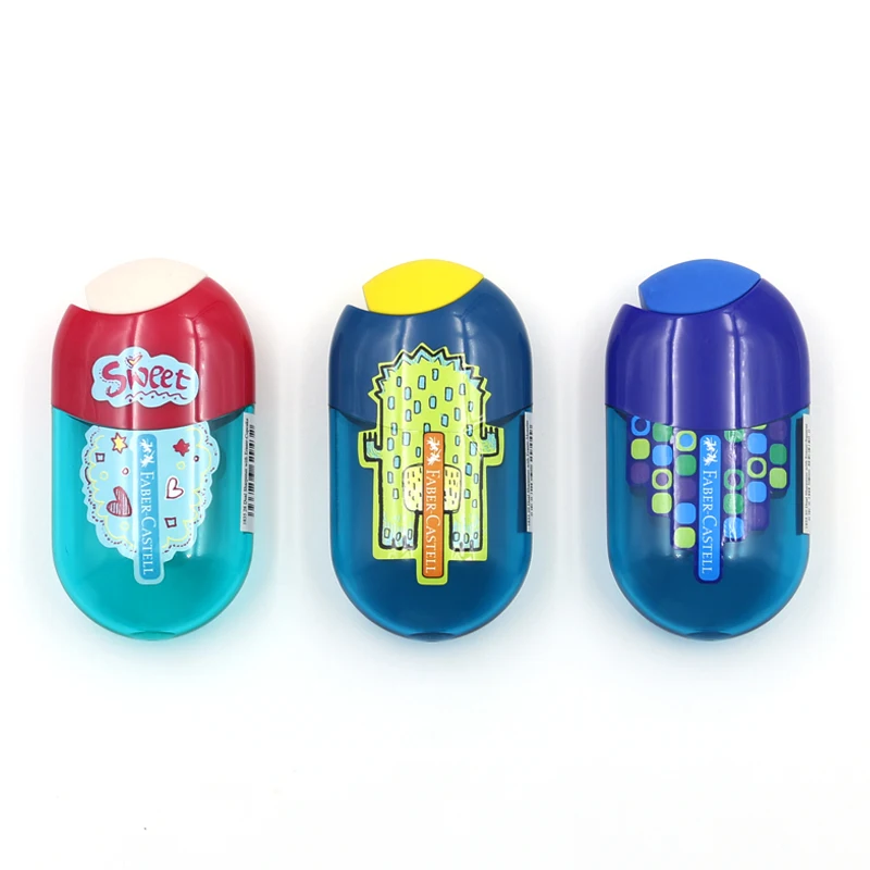 FABER CASTELL 1835 double color lead pencil sharpener pencil cartoon small rubber Combo
FABER CASTELL 1835 double color lead pencil sharpener pencil cartoon small rubber Combo