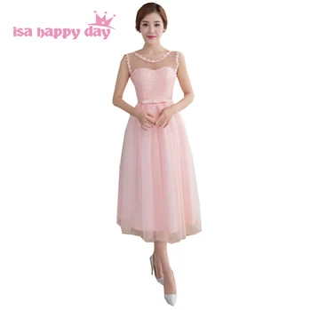 short light pink elegant illusion neckline tulle womens sexy bridesmaid dresses under $50 bridemaid dress party wedding H3894
short light pink elegant illusion neckline tulle womens sexy bridesmaid dresses under $50 bridemaid dress party wedding H3894