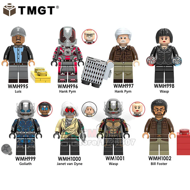 Single Sale LegoINGly Figures Endgame Antman Wasp Goliath Janet Van Dyne Hank Pym Luis Building Blocks Toys For Children Toys
Single Sale LegoINGly Figures Endgame Antman Wasp Goliath Janet Van Dyne Hank Pym Luis Building Blocks Toys For Children Toys