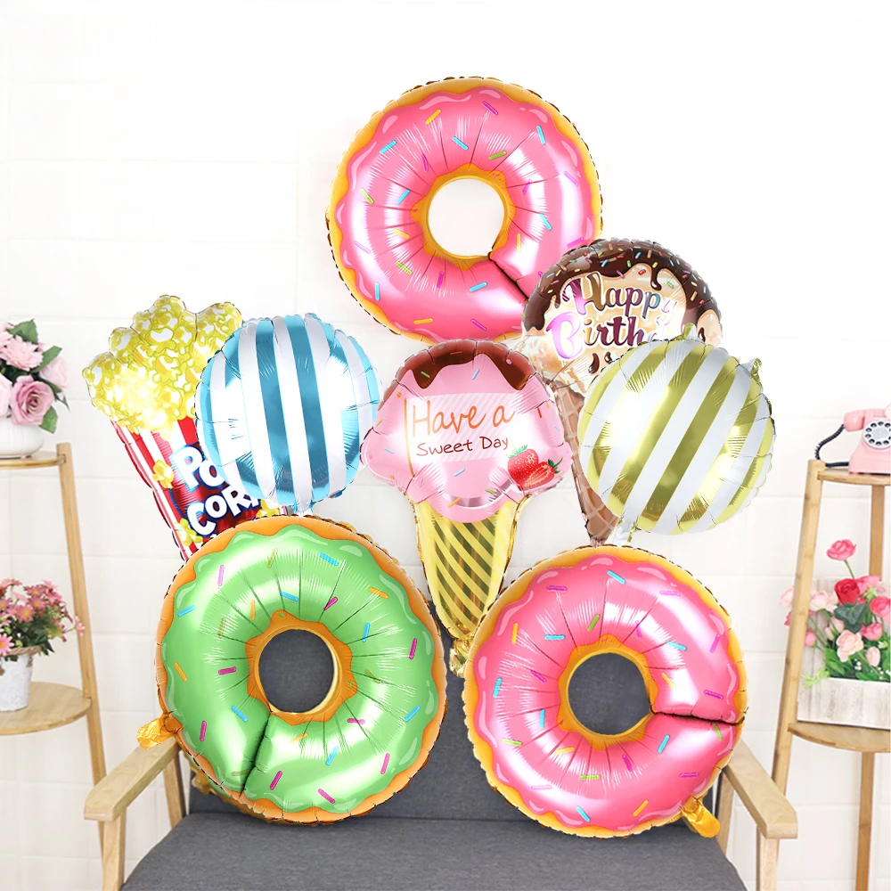 Candy/Ice Cream/Donuts Foil Inflatable Balloons Birthday Wedding Decoration Baby Shower Kids Party Supplies outdoor Toy
Candy/Ice Cream/Donuts Foil Inflatable Balloons Birthday Wedding Decoration Baby Shower Kids Party Supplies outdoor Toy