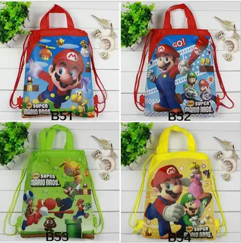 30 pcs/lot Decorate Boys Favors Backpack Events Party Super Mario Theme Happy Birthday Drawstring Gifts Bags Baby Shower Mochila
30 pcs/lot Decorate Boys Favors Backpack Events Party Super Mario Theme Happy Birthday Drawstring Gifts Bags Baby Shower Mochila
