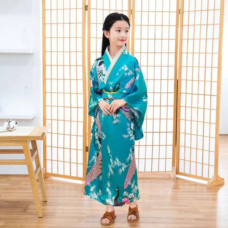 Japanese Kimono Traditional Yukata Girls Flower Long Sleeve Cosplay Japanese Clothes Gown Elegant Long Robe
Japanese Kimono Traditional Yukata Girls Flower Long Sleeve Cosplay Japanese Clothes Gown Elegant Long Robe