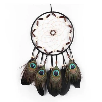 Peacock Feather Dream Catcher Net Handmade Wall Hanging Decoration Car Ornament 20*40cm
Peacock Feather Dream Catcher Net Handmade Wall Hanging Decoration Car Ornament 20*40cm