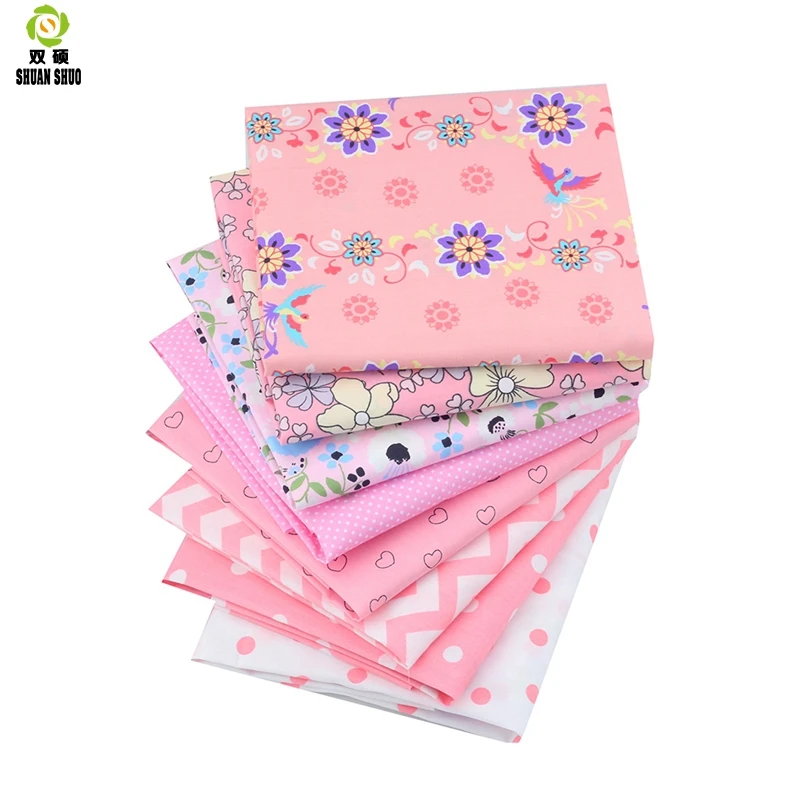 Shuanshuo Pink Color Patchwork Fabric Tissue Cloth Of Handmade DIY Quilting Sewing Baby&Children Sheets Dress 40*50cm 8pcs/lot
Shuanshuo Pink Color Patchwork Fabric Tissue Cloth Of Handmade DIY Quilting Sewing Baby&Children Sheets Dress 40*50cm 8pcs/lot