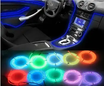 12 V Flexible Neon Light Waterproof LED String Lights EL Glow Wire Rope Tube With Controller For Car Decoration
12 V Flexible Neon Light Waterproof LED String Lights EL Glow Wire Rope Tube With Controller For Car Decoration