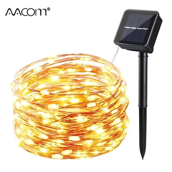 10M 20M LED Solar Lamps RGB IP65 Christmas Silver/Copper Wire Fairy String Light 100/200 LEDs Xmas Lights New Year Garden Decor
10M 20M LED Solar Lamps RGB IP65 Christmas Silver/Copper Wire Fairy String Light 100/200 LEDs Xmas Lights New Year Garden Decor