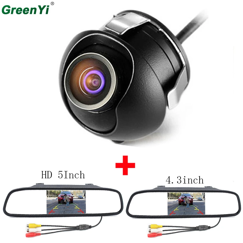 5 Inch Color TFT LCD Car Mirror Monitor Auto Car Rearview Parking Monitor + 360 Degree Night Vision Car Rear View Reverse Camera
5 Inch Color TFT LCD Car Mirror Monitor Auto Car Rearview Parking Monitor + 360 Degree Night Vision Car Rear View Reverse Camera