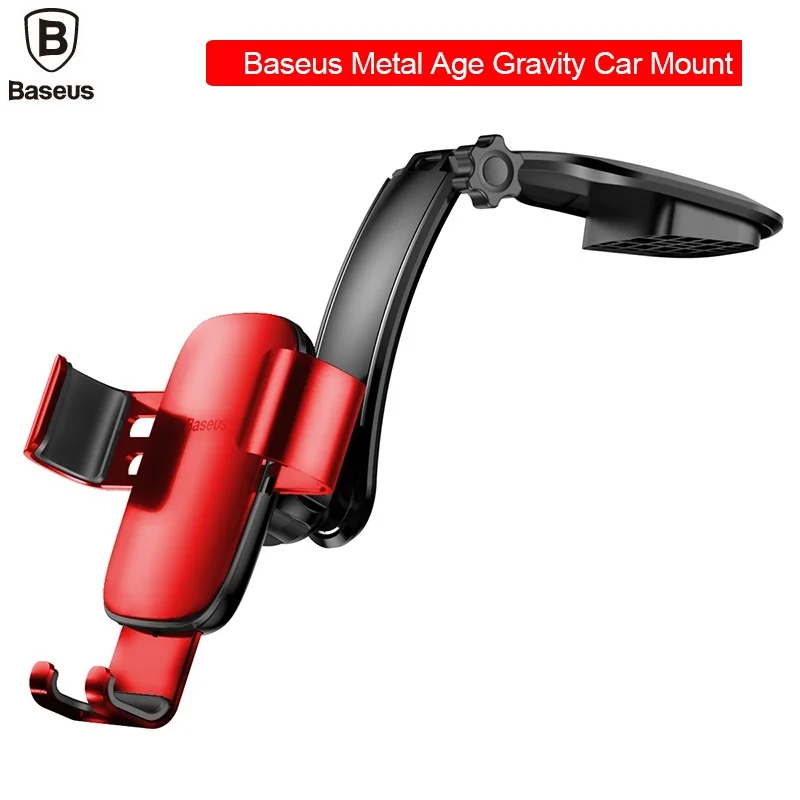 BASEUS Brand Metal Age Gravity Car Mount Mobile Phone Holder Stand on Car Center Console Bracket For iPhone Samsung Universal
BASEUS Brand Metal Age Gravity Car Mount Mobile Phone Holder Stand on Car Center Console Bracket For iPhone Samsung Universal