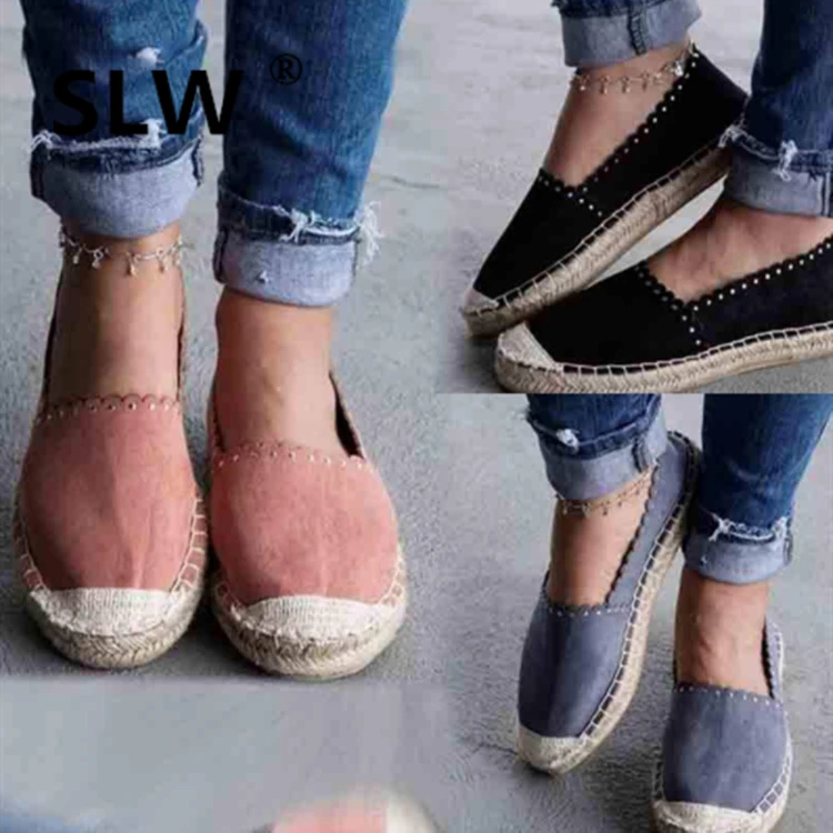 Lace-Up Casual Slip-On Canvas Hemp Fabric 2019 canvas Round Toe Rubber new Basic Shallow women espadrilles Cotton woman lady
Lace-Up Casual Slip-On Canvas Hemp Fabric 2019 canvas Round Toe Rubber new Basic Shallow women espadrilles Cotton woman lady