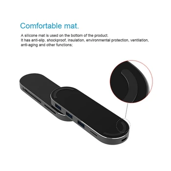 Hot Swapping Card Reader Adapter 7-in-1 USB Hub Multi Functional Plug-and-play With Type-C To USB Cable Portable and Easy-to-use
Hot Swapping Card Reader Adapter 7-in-1 USB Hub Multi Functional Plug-and-play With Type-C To USB Cable Portable and Easy-to-use