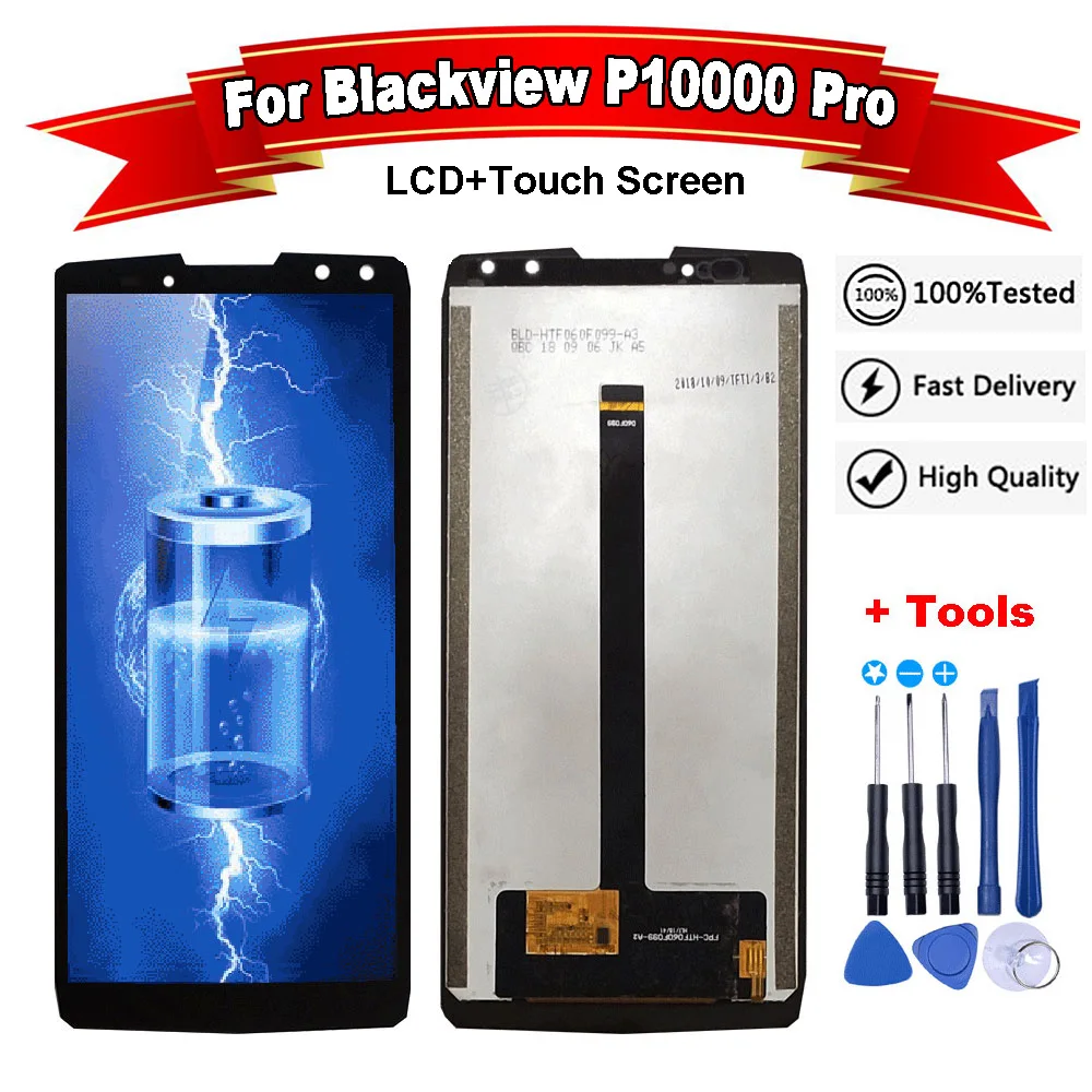 Original Quality 6.0 inch For Blackview P10000 Pro LCD Display+Touch Screen Digitizer Assembly Replacement For P10000 lcd+Tools
Original Quality 6.0 inch For Blackview P10000 Pro LCD Display+Touch Screen Digitizer Assembly Replacement For P10000 lcd+Tools