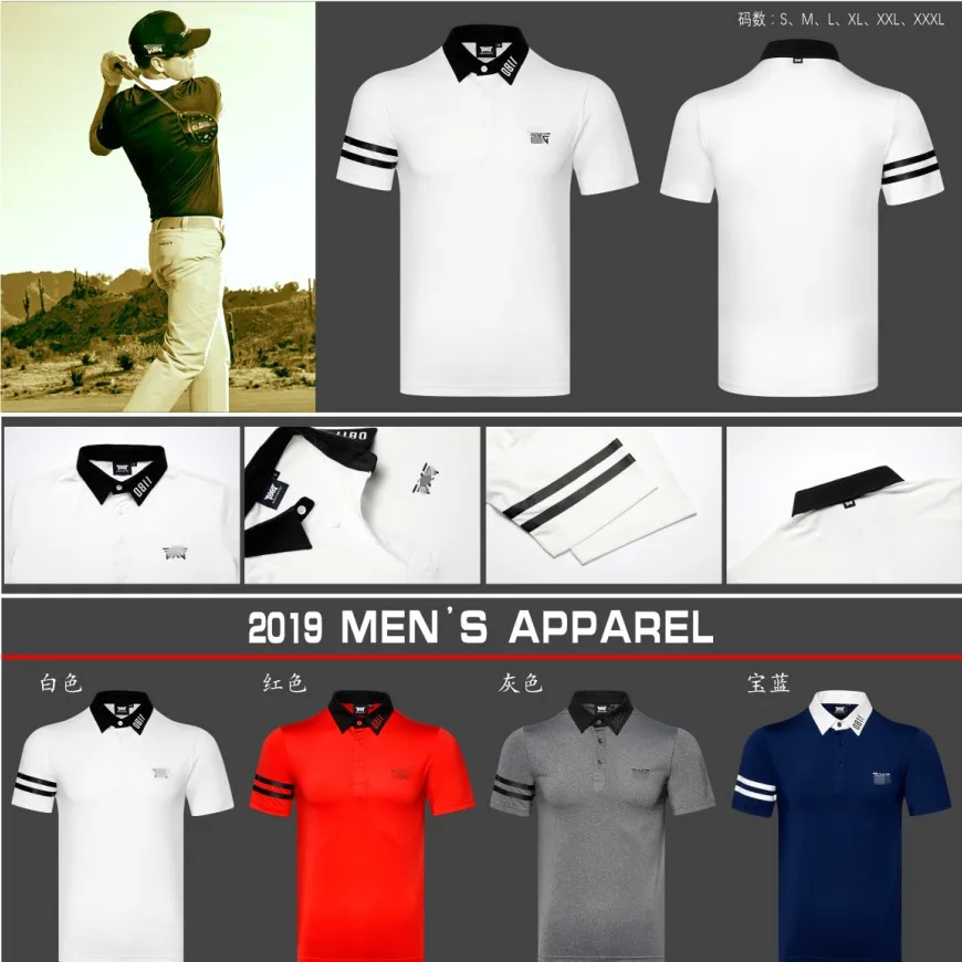 2019 Golf Clothing Men's Long Sleeve T-Shirt Quick-drying Breathable Golf Suit Golf Clothes
2019 Golf Clothing Men's Long Sleeve T-Shirt Quick-drying Breathable Golf Suit Golf Clothes