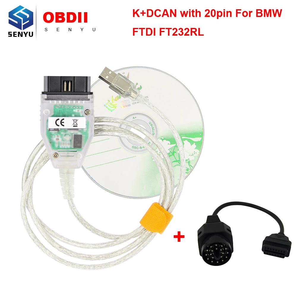 For BMW INPA K+CAN K+ DCAN USB OBD OBD2 Diagnostic Interface Coder Reader Scanner+20 Pin For BMW 20P Extension Cable
For BMW INPA K+CAN K+ DCAN USB OBD OBD2 Diagnostic Interface Coder Reader Scanner+20 Pin For BMW 20P Extension Cable