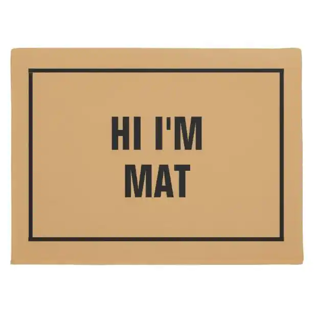 Hot Funny Hi I M Mat Door Mat Entrance Joke Novelty Welcome Mats