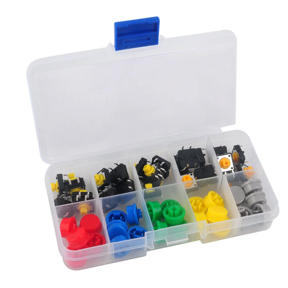 10K Resistor Tactile Push Button Removable For Breadboard Switch 30Pcs Set Replacement Useful Durable Electrical
10K Resistor Tactile Push Button Removable For Breadboard Switch 30Pcs Set Replacement Useful Durable Electrical