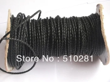 FREE SHIPPING!!!3mm 100 meter BLACK real round leather jewerly cord is on sale
FREE SHIPPING!!!3mm 100 meter BLACK real round leather jewerly cord is on sale