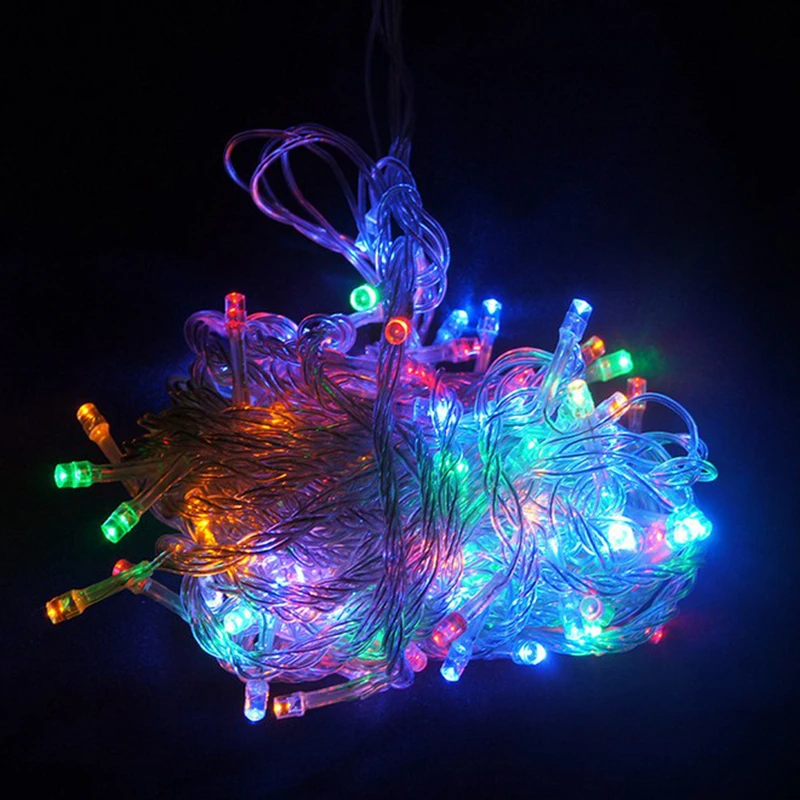 String Light 100LED 10M Christmas/Wedding/Party Decoration Lights garland AC 110V 220V outdoor Waterproof led lamp 9 Colors led 
String Light 100LED 10M Christmas/Wedding/Party Decoration Lights garland AC 110V 220V outdoor Waterproof led lamp 9 Colors led