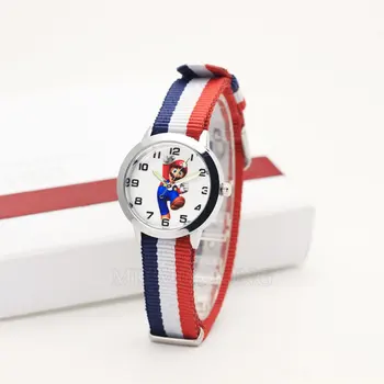 luxury waterproof cute cartoon game Super Mary wristwatch children's boys girls kids Quartz sports canvas watches Clock gifts
luxury waterproof cute cartoon game Super Mary wristwatch children's boys girls kids Quartz sports canvas watches Clock gifts