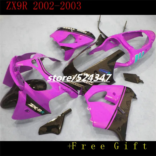 Custom motorcycle three For Ninja ZX9R kawasaki Ninja 2002 2003 9 r ZX9R mei pink black barca first fairing sections
Custom motorcycle three For Ninja ZX9R kawasaki Ninja 2002 2003 9 r ZX9R mei pink black barca first fairing sections