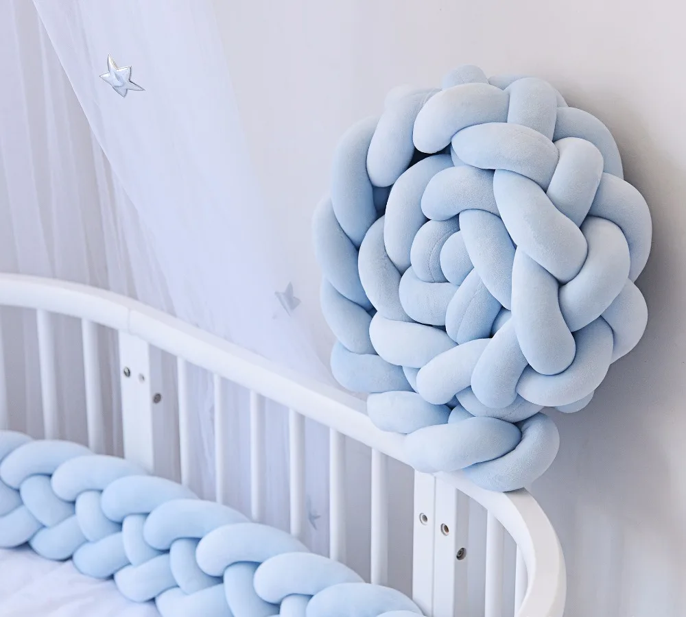 300cm Heightening Baby Braided Crib Bumpers 4 Strip Knot Long Pillow Cushion,Nursery bedding,cot room dector
300cm Heightening Baby Braided Crib Bumpers 4 Strip Knot Long Pillow Cushion,Nursery bedding,cot room dector