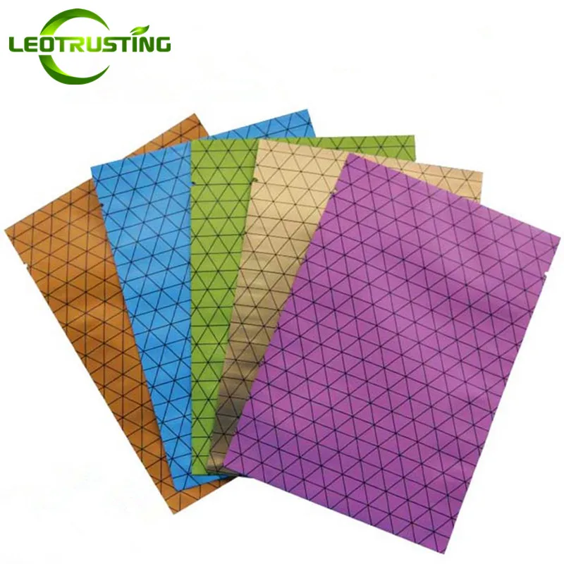 Leotrusting 100pcs/lot Open Top Color Plaid Open Top Pure Aluminum Foil Bag Herbal Powder Packaging Bag Heat Sealing Vacuum Bag
Leotrusting 100pcs/lot Open Top Color Plaid Open Top Pure Aluminum Foil Bag Herbal Powder Packaging Bag Heat Sealing Vacuum Bag