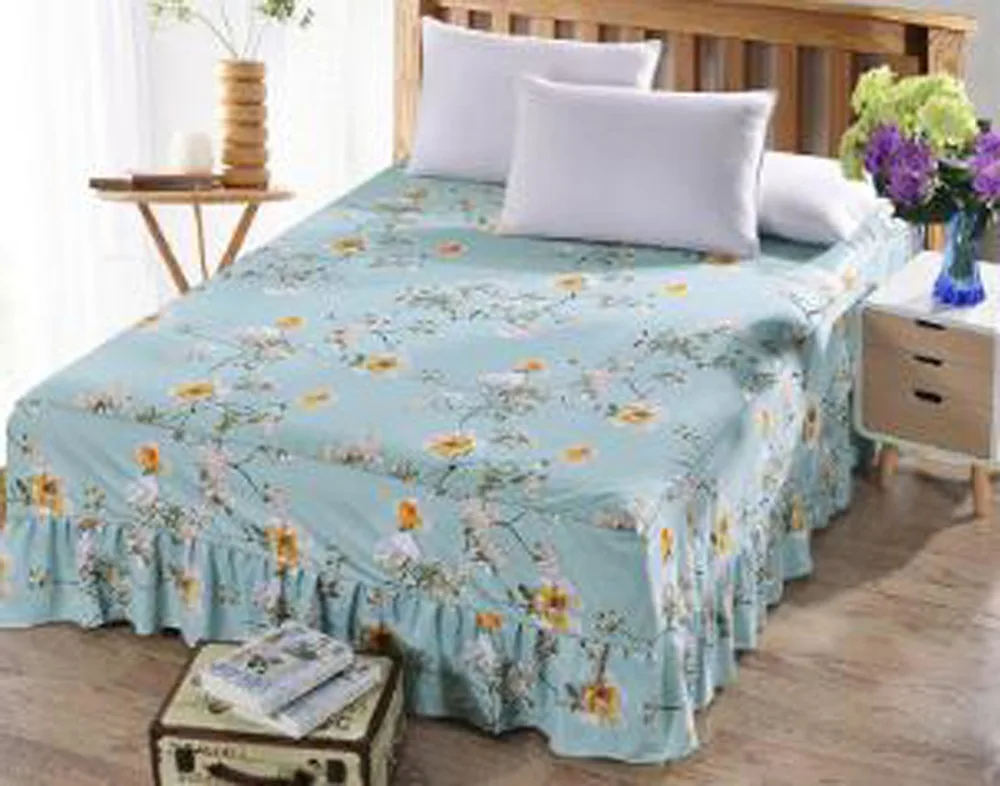 Bedroom Bedding Bed Skirt Mattress Cover Petticoat Full Queen Bed Skirts Dust Ruffle Bedspread Fitted Sheet Home textile Flowers
Bedroom Bedding Bed Skirt Mattress Cover Petticoat Full Queen Bed Skirts Dust Ruffle Bedspread Fitted Sheet Home textile Flowers