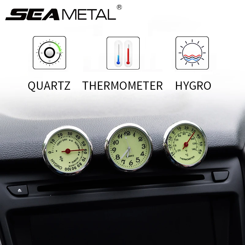 Car Clock Luminous Thermometer Hygrometer Watch Interior Accessories Decoration In Car Quartz Instrument Automoblie Car-Styling
Car Clock Luminous Thermometer Hygrometer Watch Interior Accessories Decoration In Car Quartz Instrument Automoblie Car-Styling