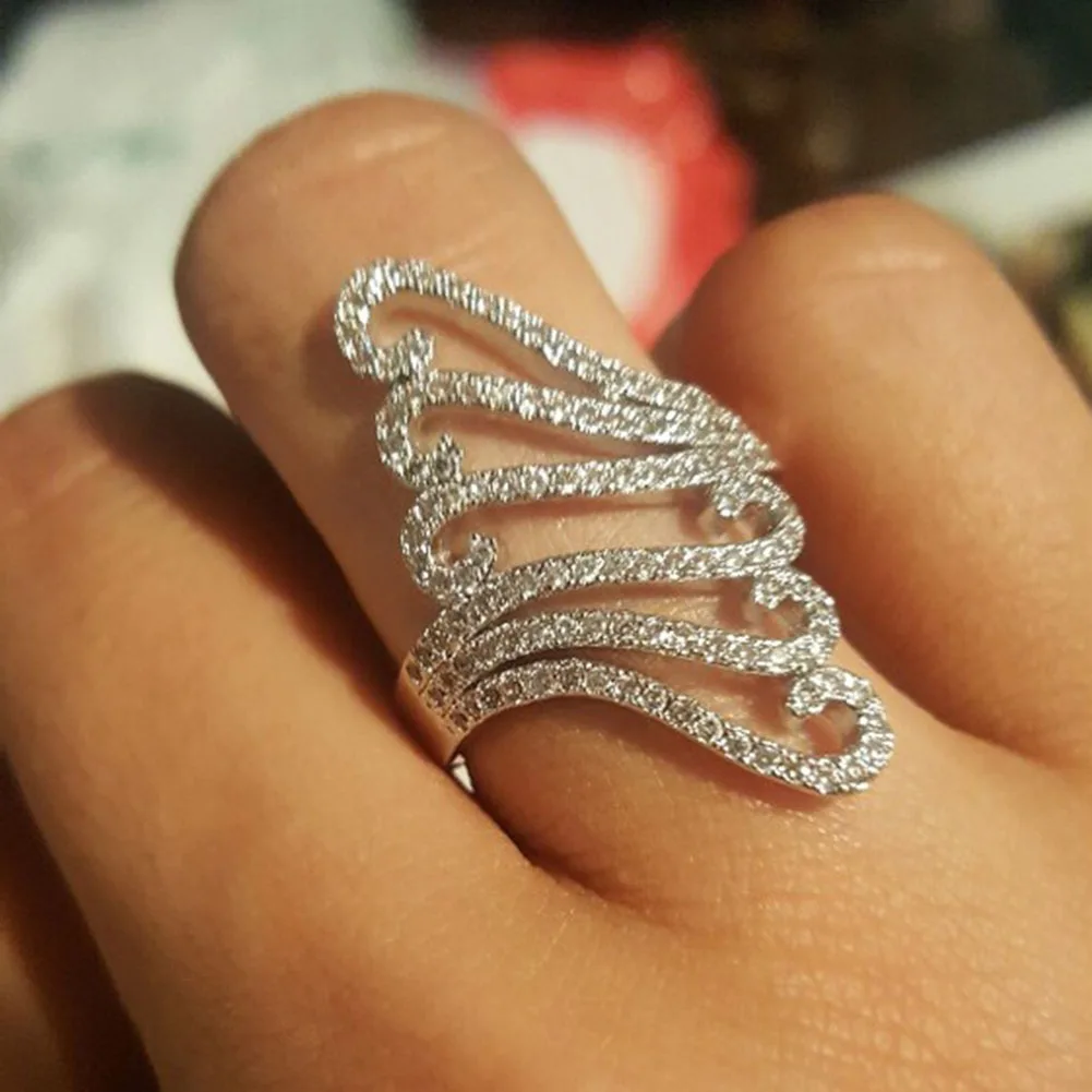 Hot Wholesale Price Silver Ring Hollow Neutral Silver Fashion Jewellery Unique Style Jewelry
Hot Wholesale Price Silver Ring Hollow Neutral Silver Fashion Jewellery Unique Style Jewelry