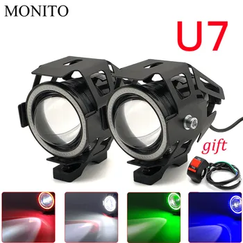 Hot U7 LED Motorcycle Headlight Angel Eyes Driving Head Lamp Fog Light For YAMAHA tdm 900 850 mt125 mt03 mt01 mt 125 03 01 xt660
Hot U7 LED Motorcycle Headlight Angel Eyes Driving Head Lamp Fog Light For YAMAHA tdm 900 850 mt125 mt03 mt01 mt 125 03 01 xt660