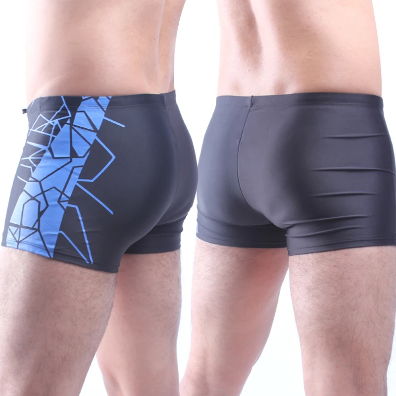 Promotion SWIMMART High Quality Imprint Swimsuit Nylon Lycra Men's Swimwear Black and Dark Grey Patchwork Beach Trunks
Promotion SWIMMART High Quality Imprint Swimsuit Nylon Lycra Men's Swimwear Black and Dark Grey Patchwork Beach Trunks