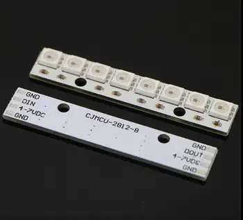 8-bit WS2812 5050 RGB LED internally installed drive illumination development board free shipping
8-bit WS2812 5050 RGB LED internally installed drive illumination development board free shipping