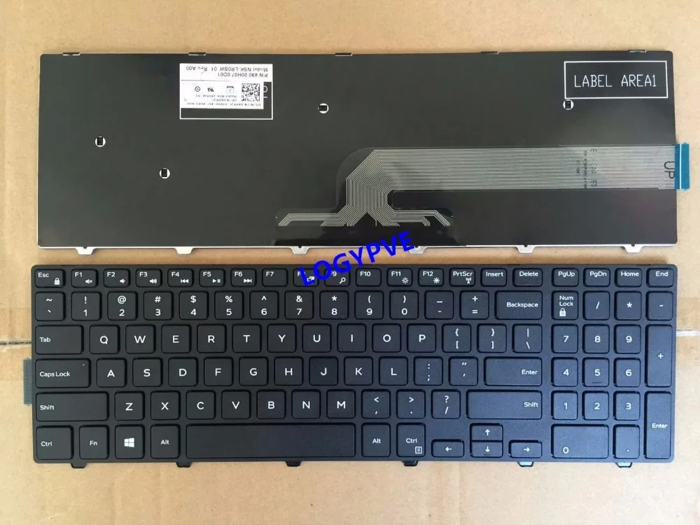 Клавиатура US для Dell Inspiron 15 3000 5000 3541 3542 3543 5542, клавиатура US без подсветки
Клавиатура US для Dell Inspiron 15 3000 5000 3541 3542 3543 5542, клавиатура US без подсветки