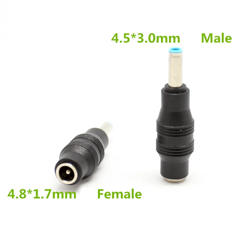 4.8mm*1.7mm Female to 4.5mm*3.0mm DC Power Charger Adapter Converter Connector DC conversion head jack For HP Laptop
4.8mm*1.7mm Female to 4.5mm*3.0mm DC Power Charger Adapter Converter Connector DC conversion head jack For HP Laptop