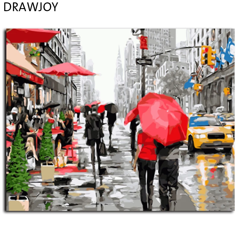 DRAWJOY New Framed Wall Art Pictures Painting By Numbers Of City DIY Canvas Oil Painting Home Decor For Living Room GX8091
DRAWJOY New Framed Wall Art Pictures Painting By Numbers Of City DIY Canvas Oil Painting Home Decor For Living Room GX8091