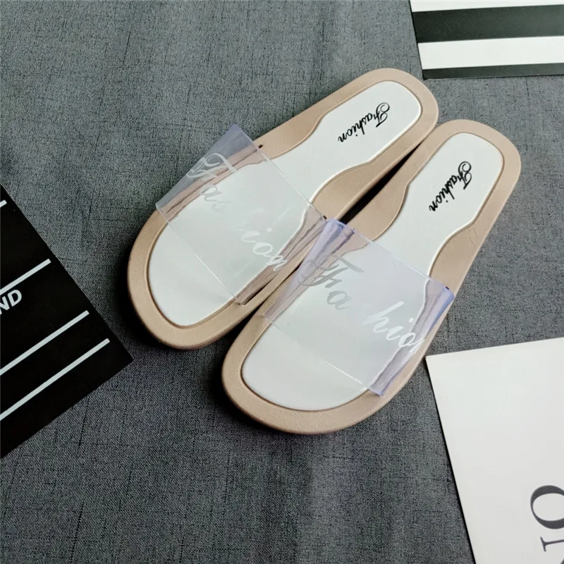 NASBAVI Women Summer Flat Non-slip Fashion Lovely Casual Wild Soft Bottom Pvc Female Slippers Women Outdoor Slippers
NASBAVI Women Summer Flat Non-slip Fashion Lovely Casual Wild Soft Bottom Pvc Female Slippers Women Outdoor Slippers