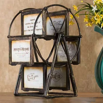Ferris Wheel Rotate Picture Multi-Frame European Retro Large Windmill Children Room Photo Frames Wedding Home Decor
Ferris Wheel Rotate Picture Multi-Frame European Retro Large Windmill Children Room Photo Frames Wedding Home Decor