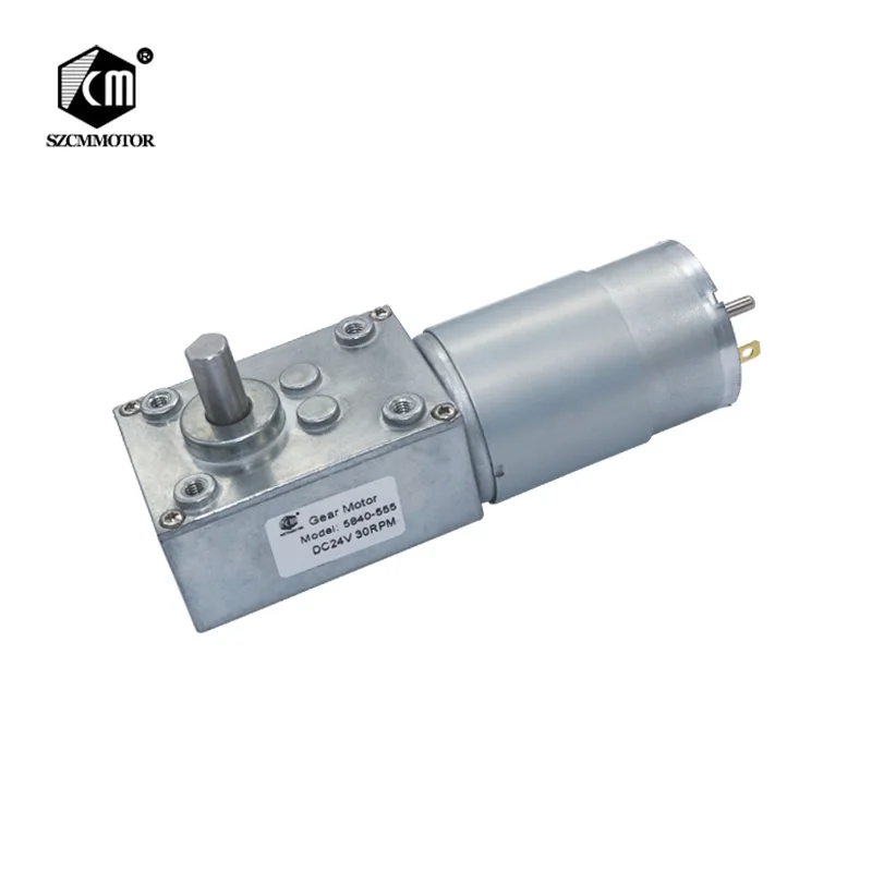 12volt 24volt Strong Torque DC Deceleration Worm Gear Motor 60kg.cm For Curtain Vending Advertisement Machine 5840-555
12volt 24volt Strong Torque DC Deceleration Worm Gear Motor 60kg.cm For Curtain Vending Advertisement Machine 5840-555