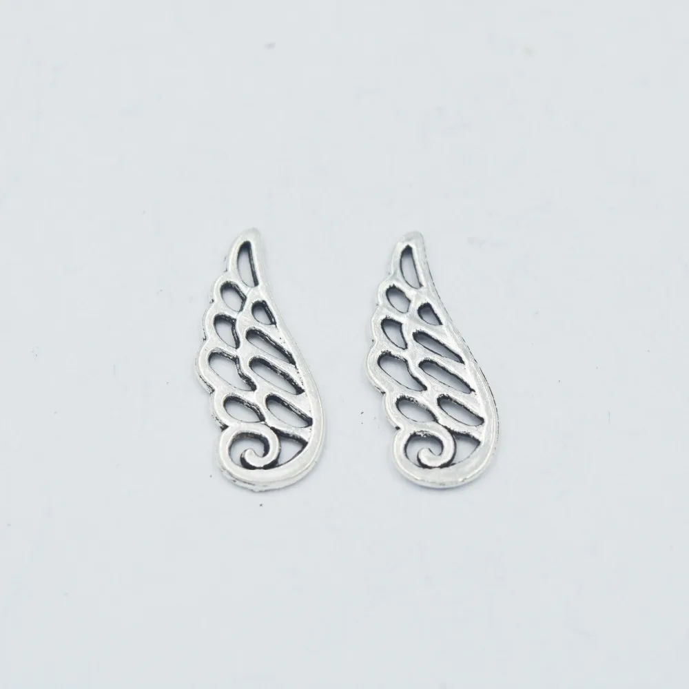 Hot sell 110pcs zinc alloy metal antique silver charms wing charms pendant for jewelry findings
Hot sell 110pcs zinc alloy metal antique silver charms wing charms pendant for jewelry findings