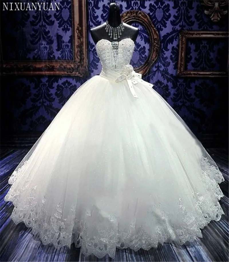 Robe De Mariage Ball Gown White/Ivory Wedding Dresses Princess Luxury Beads Vestido De Noiva Casamento Bride Dress
Robe De Mariage Ball Gown White/Ivory Wedding Dresses Princess Luxury Beads Vestido De Noiva Casamento Bride Dress