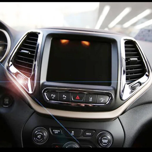 ABS хромированные аксессуары для Jeep Cherokee KL 2014 2015 2016 2017 2018 автомобильная рамка