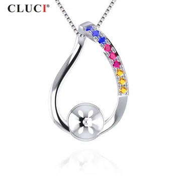 CLUCI 925 Sterling Silver Sweet three colors stone Pearl Pendant Necklace For Women,SP302SB
CLUCI 925 Sterling Silver Sweet three colors stone Pearl Pendant Necklace For Women,SP302SB