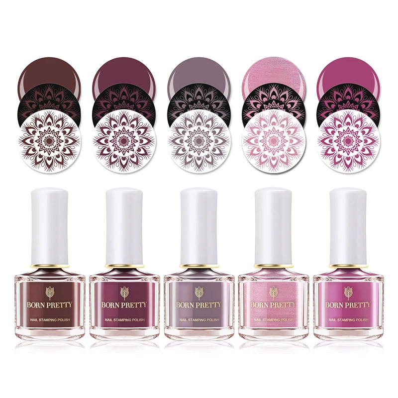 BORN PRETTY 6ml Stamping Polish Pink Purple Series Nail Art Printing Polish Rose Stamping Series Nail Polish
BORN PRETTY 6ml Stamping Polish Pink Purple Series Nail Art Printing Polish Rose Stamping Series Nail Polish