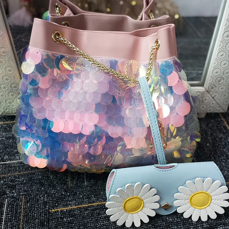 Ins Super Bag Girl 2018 New Style Sequins Chic Chain Bag Girl Female Shoulder Bag
Ins Super Bag Girl 2018 New Style Sequins Chic Chain Bag Girl Female Shoulder Bag