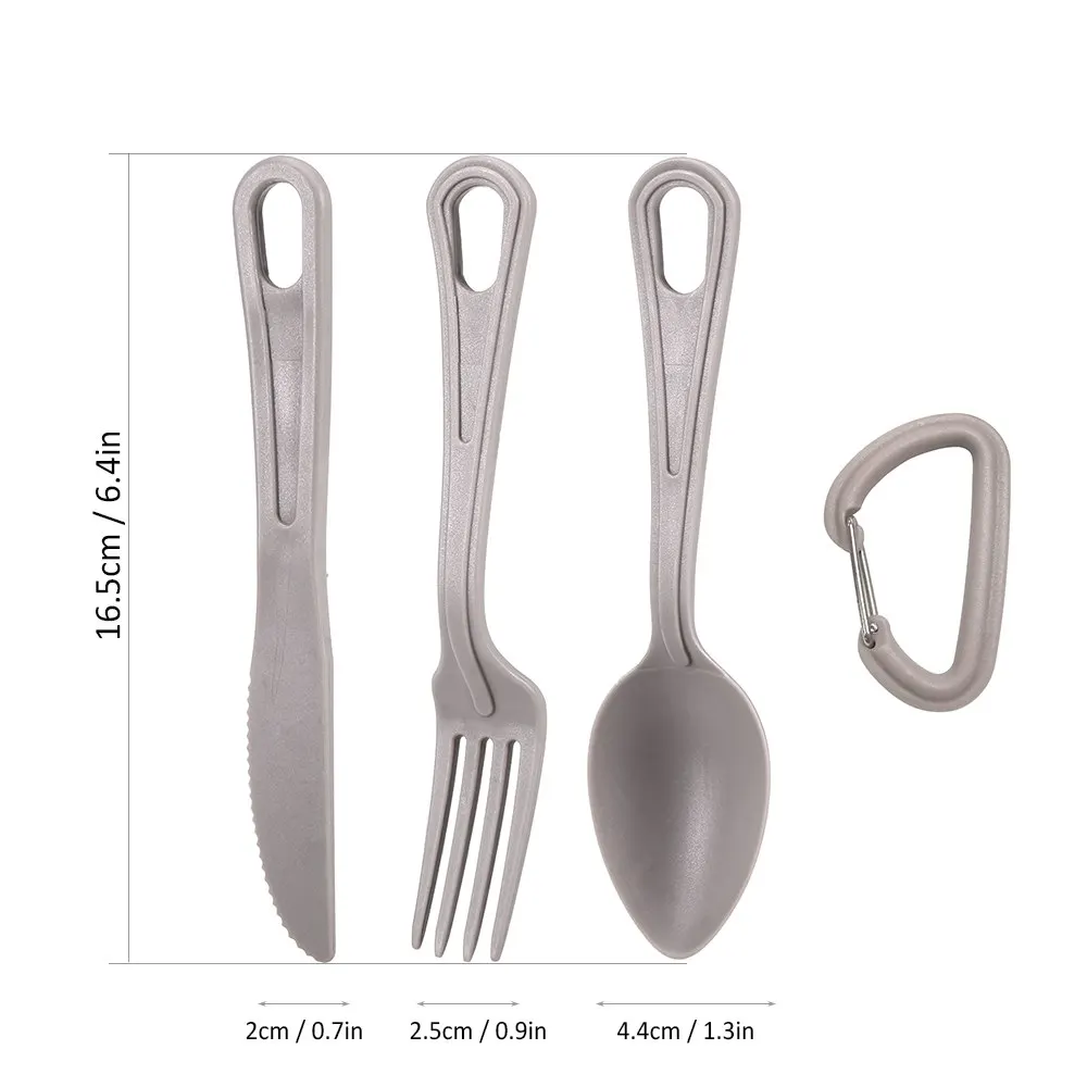 Ultralight Plastic Flatware Kit Portable Camping Pocket Fork Spoon Cutter Tableware Set for Picnic BBQ Camping Picnic Hiking
Ultralight Plastic Flatware Kit Portable Camping Pocket Fork Spoon Cutter Tableware Set for Picnic BBQ Camping Picnic Hiking